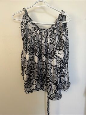 Vintage Large Silk Paisley Top